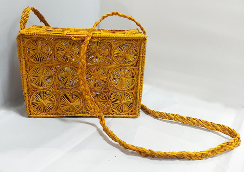 Purses and Handbags made in Iraca Palm - Iraca Palm Square purse