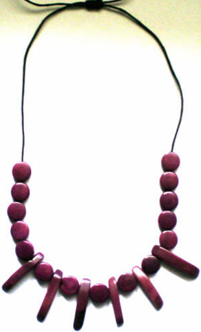 Collares exóticos en Tagua y Bombona - Collar de Tagua