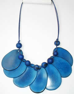 Exotic Bijouterie in Tagua and Bombona seeds - Tagua Necklace