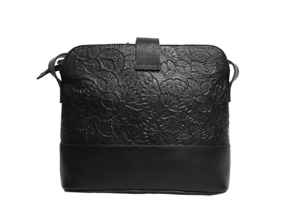 Velez Leather Handbags and Purses - Handbag Purse Carriel Velez Black