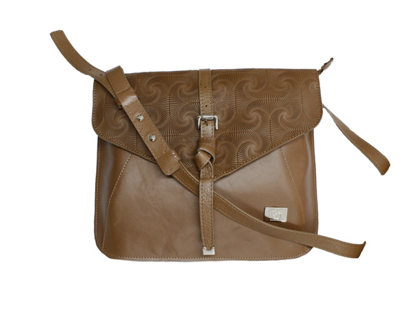 Velez Leather Handbags and Purses - Handbag Carriel Brown Leather Velez