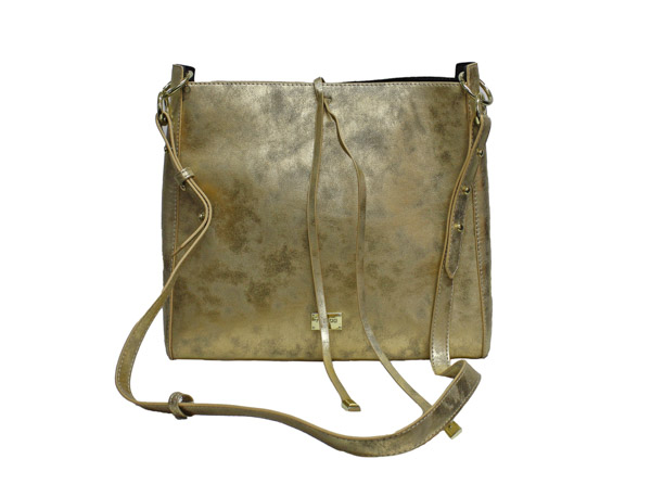Velez Leather Handbags and Purses - Velez Handbag Gold leather