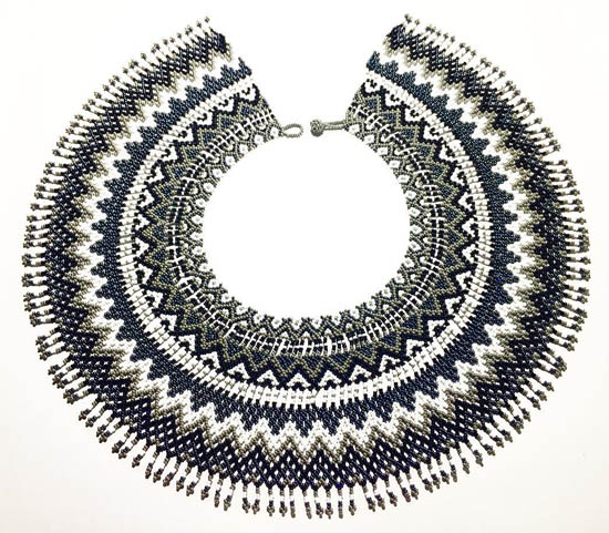 Embera Necklaces beaded with Chakiras - Okama Umada O Embera Necklace