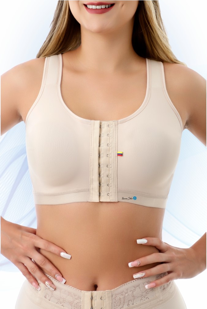 Post surgery Body shapers and Compression Garments - Postsurgical Bra with posture corrector
