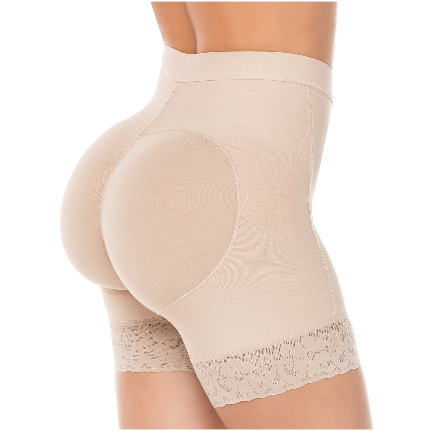 Salome Fajas Colombianas Mid Thigh Shapewear Butt Lifter Strapless