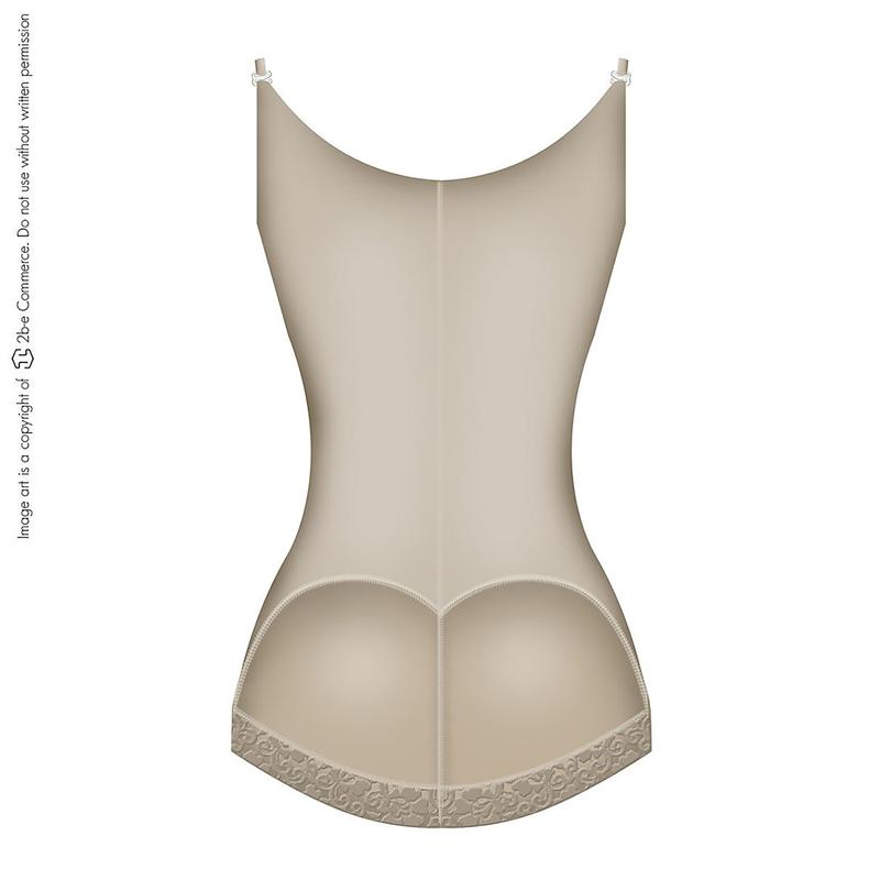 Salome Colombian Shapewear Body Line - Salomé Body High back with Panty Lace 0413