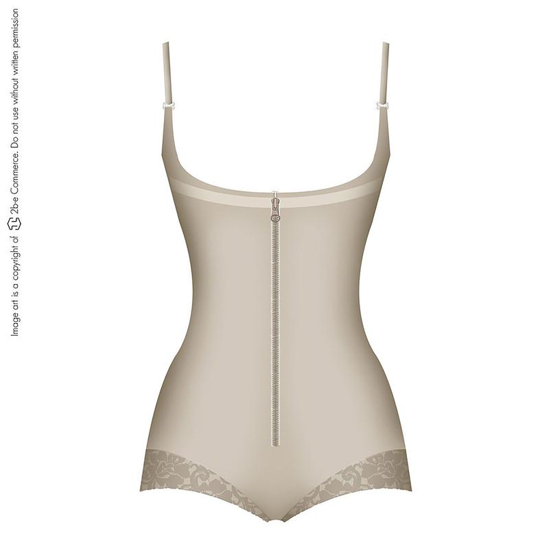 Salome Colombian Shapewear Body Line - Salomé Body High back with Panty Lace 0413