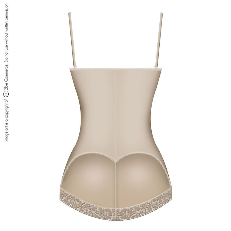Salome Colombian Shapewear Body Line - Salome Panty Lace Body Strapless 0412