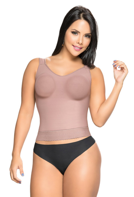 Salome Colombian Fajas Light line - Salome Long Brassiere with no closing