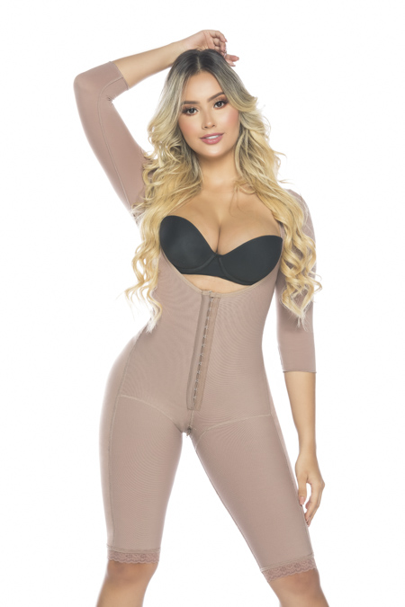 Silene Colombian Fajas Comfort line - Post-surgical girdle with free breasts and sleeves