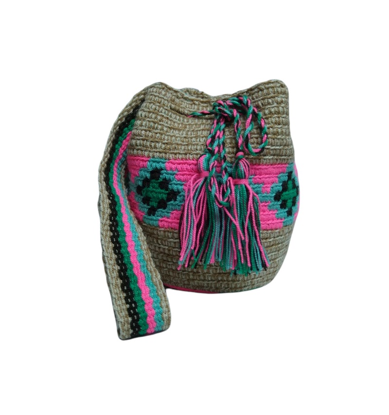 Colombian Wayuu Mochila Bags - Wayuu Mini Bag Rhombuses