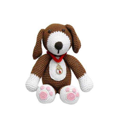 Amigurumi Dolls and Animals - Amigurumi brown Dog