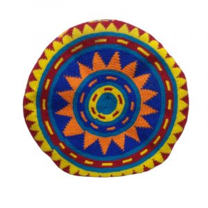 Mochila Wayuu grande roja un hilo 3 Mochila Wayuu un hilo