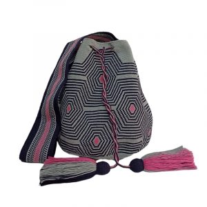Mochila Wayuu Guajira Gris un hilo 2 mochila wayuu colombiana un hilo
