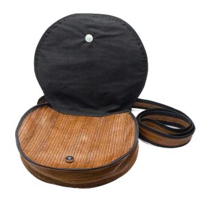 Bolso Carriel en Caña flecha 3 Bolso Carriel en Cana flecha natural y negro