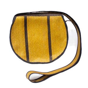 Bolso Carriel hecho en Caña flecha 2 Bolso Carriel en Canaflecha amarillo mostaza y negro