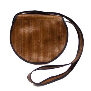 Bolso Carriel en Caña flecha 2 Bolso Carriel en Canaflecha natural y negro