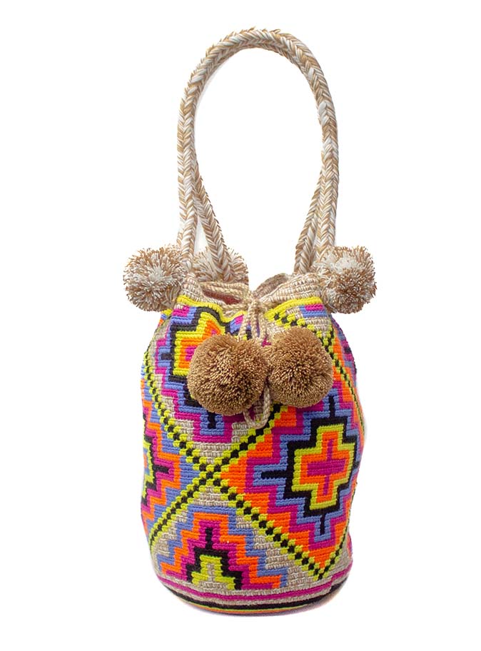 Guajira Bolsos En Tejido Wayuu Bolso Wayuu Unicolor