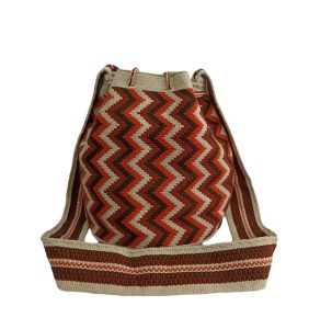 mochila wayuu un hilo colores tierra