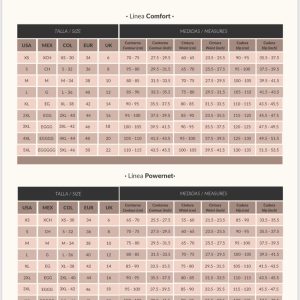 Faja colombiana post operatoria Silene 311 4 guia tallas fajas silene