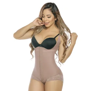 Faja Salome body espalda alta con broches 413-CCB