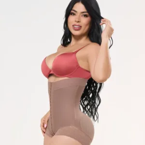 Faja Salomé Body cachetero strapless con broches 412-CCB 3 faja colombiana salome body strapless 412 CCB 1