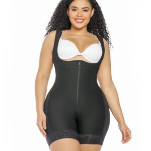 Faja Salomé 0233-C manga sisa short cola en franela 5 faja colombiana Salome 233