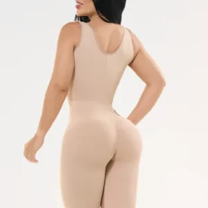 Faja Salome 232-c manga sisa con levantacola interno 3 faja colombiana salome 232 c back