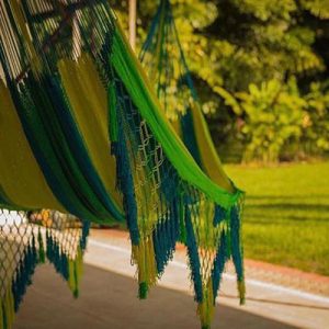 Hamaca tipo Chinchorro amarillo, verde y azul 1 hamaca chichorro colores azul verde amarillo