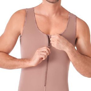 Faja para Hombre Media Pierna Postoperatorio Comfort 2 Annchery masculina fajahombre 5174 hombre cocoa 4