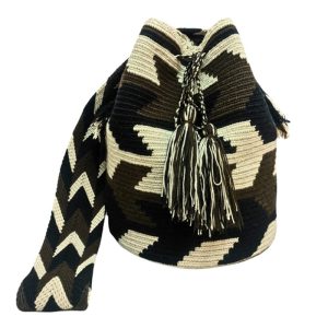 Mochila Wayuu colombiana colores tierra 2 3