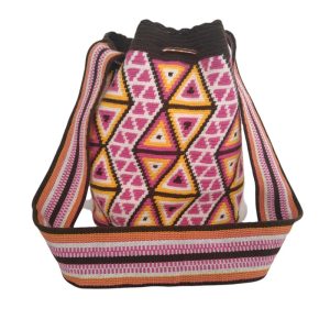 Mochila Wayuu fina gasa paleteada 2 mochila wayuu bag triangles