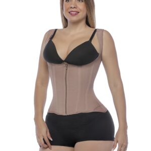 Fajas Salomé chaleco con Doble Cierre 7013 4 Chaleco doble con cierre Fajas colombianas Salome