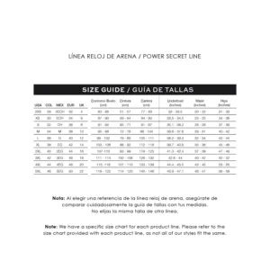 Faja Ann Chery reloj de arena 1003 Strapless 4 tallas ann chery power secret