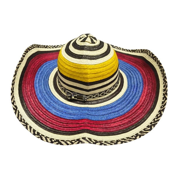 sombrero-vueltiao-colombiano-15-vueltas-bandera-colombia-1 Sombrero Vueltiao colombiano bandera de Colombia